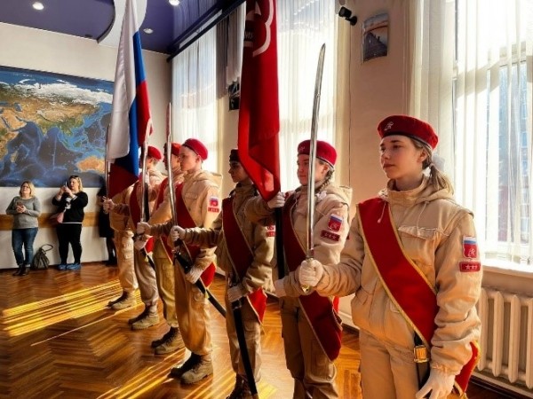 Состоялись посвящения школьников в ряды Всероссийского детско-юношеского военно-патриотического общественного движения &laquo;ЮНАРМИЯ&raquo;