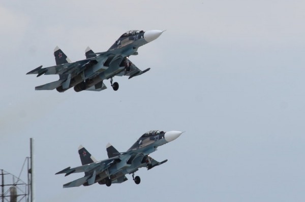 Военные самолёты сбросили бомбы на полигоне к востоку от Калининграда
