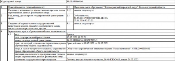Компания экс-сенатора Совфеда запросила 5,6 га на въезде в Зеленоградск под многоквартирную застройку