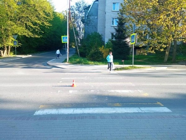 В Светлогорске водитель &laquo;Фиата&raquo; не смог не сбить школьника на переходе