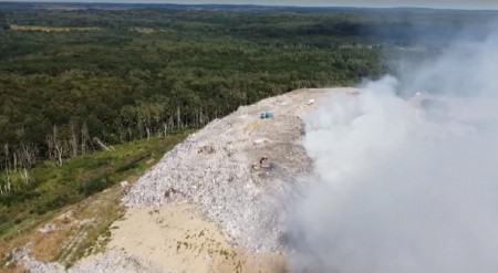 На полигоне в Круглово до сих пор не заработал мусоросортировочный комплекс