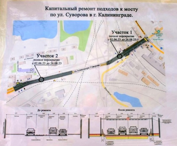 Власти Калининграда поклялись открыть мост на Суворова к сентябрю Власти Калининграда поклялись открыть мост на Суворова к сентябрю