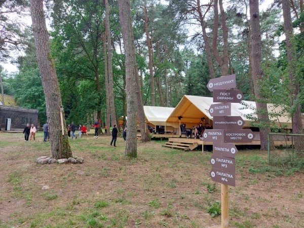 Стартовала первая смена палаточного лагеря школы № 58 Стартовала первая смена палаточного лагеря школы № 58