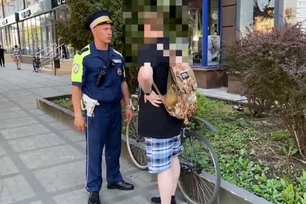 В Калининграде показали две точки облав на велосипедистов
