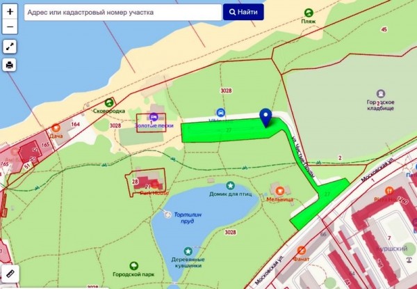 Автостоянка в парке Зеленоградска оказалась полностью незаконной Автостоянка в парке Зеленоградска оказалась полностью незаконной