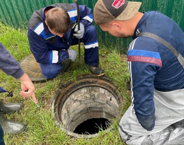 В Гурьевском районе внезапно нашли мощный сброс в Гагаринский ручей
